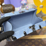 Louis Vuitton Wallet Trunk Taigarama M13562 Blue